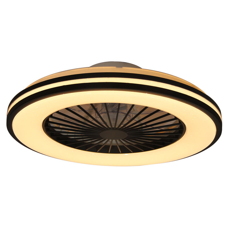 Lumière de ventilateur de plafond moderne à intensité variable