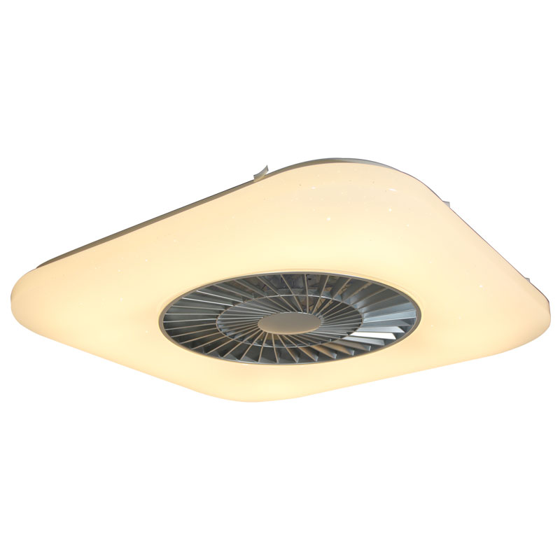 Lampe de ventilateur de plafond carrée
